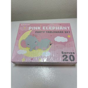 Elephant Baby Shower Decorations for Girl 182PCS IT'S A Girl Tableware Party ...